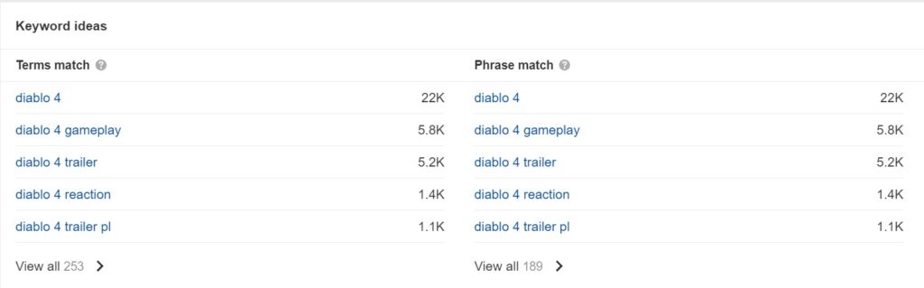 dodatkowe frazy pod diablo 4 na YouTue