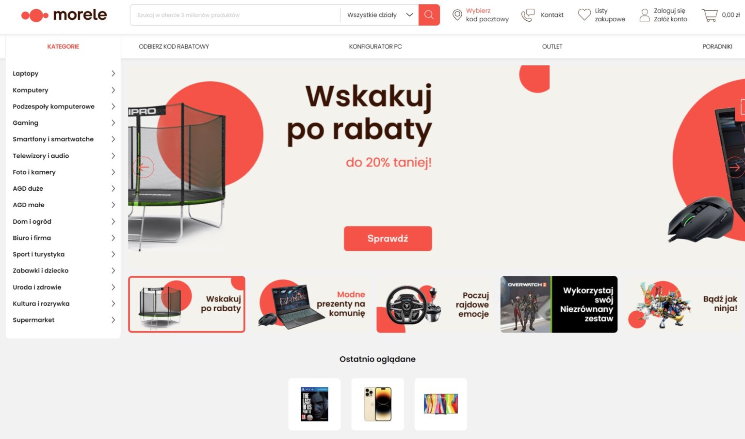 Morele.net ma sporo do optymalizacji w kontekście SEO