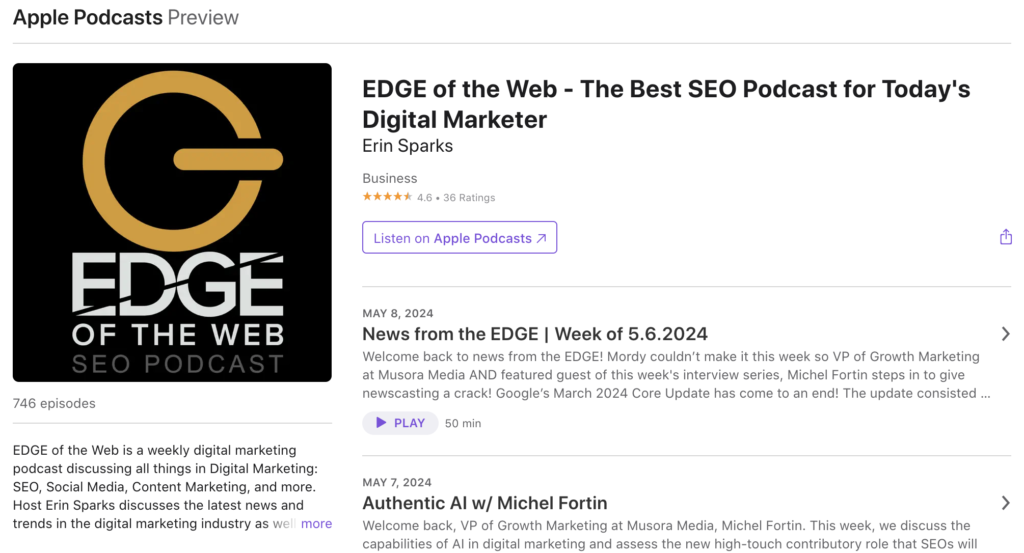 EDGE of the Web - The Best SEO Podcast for Today's Digital Marketer